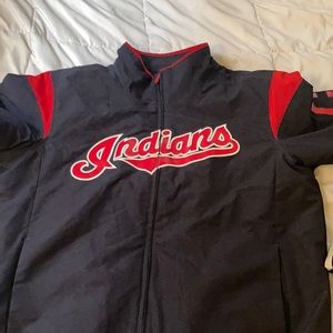 Majestic authentic collection Cleveland Indian’s jacket/with hat